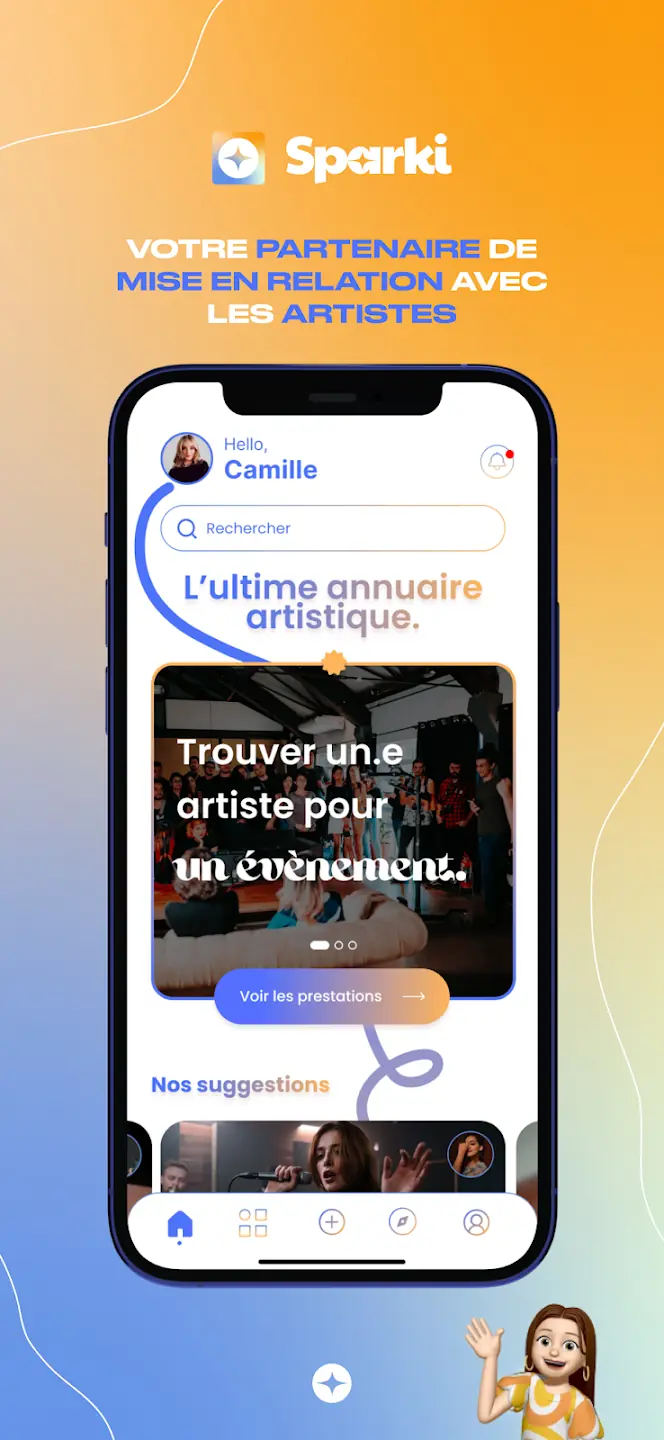 Sparki app screenshot