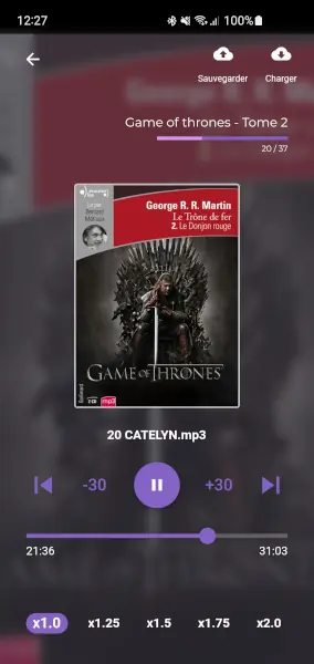 Audyobook app screenshot
