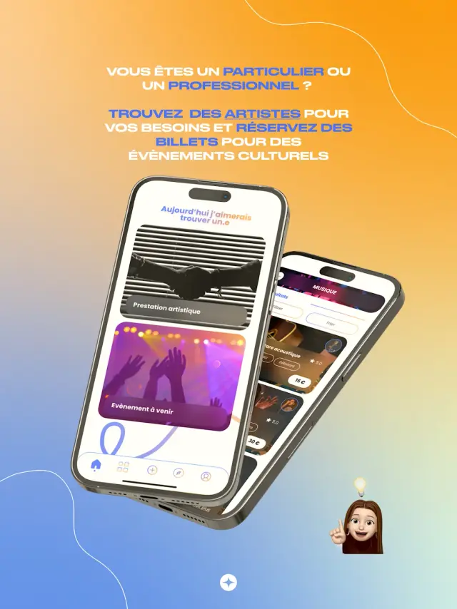 User profile page displaying artist portfolio and shared artwork collection